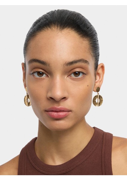 Merkez Çizgili Halka Küpe fiyatları