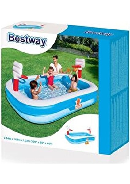 Basketbol Potalı Şişme Çocuk Havuzu 36 cm2 Eğlenceli Oyun Alanı modelleri