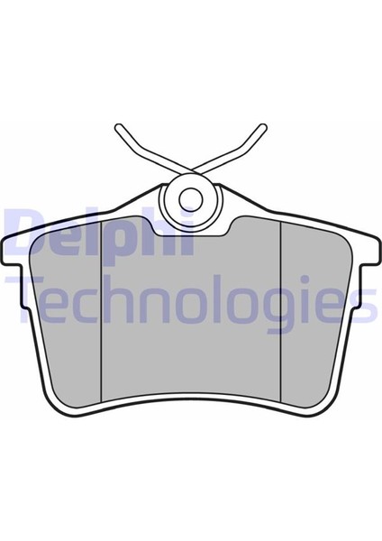 Arka Fren Balatası P307 00>09 P308 07>14 Partner 08> Partner Tepee 08> Berlıngo 08> C4 04>16 Xsara Pıcasso 99>11 Ds4 15>18