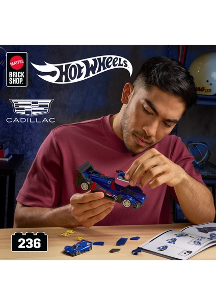 ™ Hot Wheels® Speed Serisi - Cadillac® Project Gtp Hypercar Yapı Oyuncağı Seti (236 Parça), Koleksiyoncular Için JFR89 fiyatları