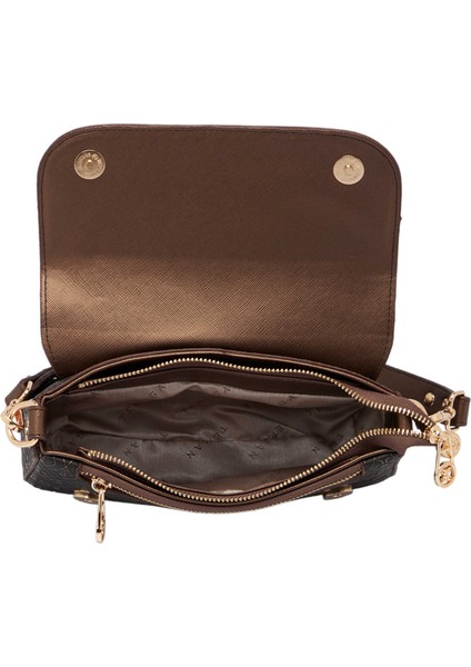 Bronz Print Kadın Omuz Çantası - S1WPR0000800-R7P fırsatları