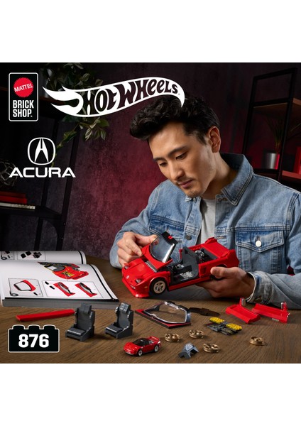 ™ Hot Wheels® Elite Serisi - '90 Acura Nsx Yapı Oyuncağı Seti (876 Parça), Koleksiyoncular Için JFT17 fiyatları