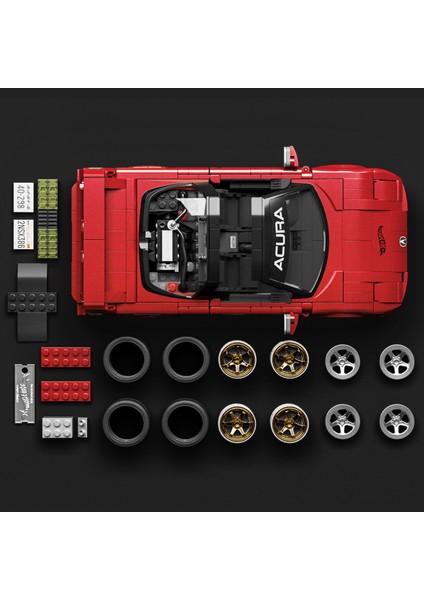 ™ Hot Wheels® Elite Serisi - '90 Acura Nsx Yapı Oyuncağı Seti (876 Parça), Koleksiyoncular Için JFT17 fırsatları