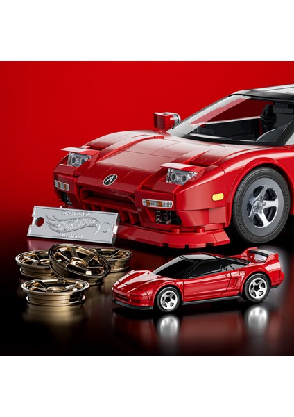 ™ Hot Wheels® Elite Serisi - '90 Acura Nsx Yapı Oyuncağı Seti (876 Parça), Koleksiyoncular Için JFT17 indirimleri