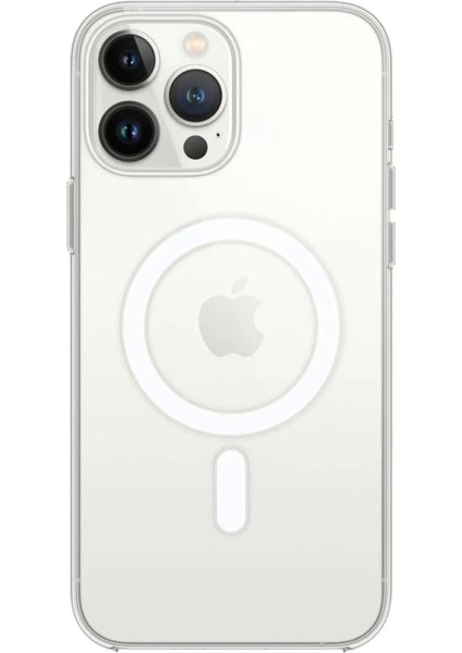 Bfs iPhone 12 Pro Kılıf Pc Real Magsafe Kapak - Şeffaf