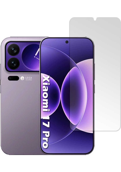 Xiaomi 17 Pro Uyumlu Nano Cam Ekran Koruyucu
