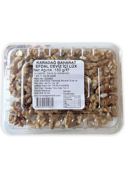 Efdal Ceviz Içi 150 gr x 4 Adet modelleri