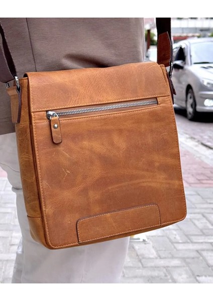 Hakiki Deri Erkek Çanta Askı Kayışlı Fermuarlı 2111 fırsatları