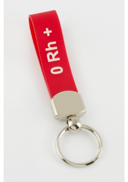 Msa-Shop 0 Rh Pozitif Kan Grubu Anahtarlık-Kırmızı