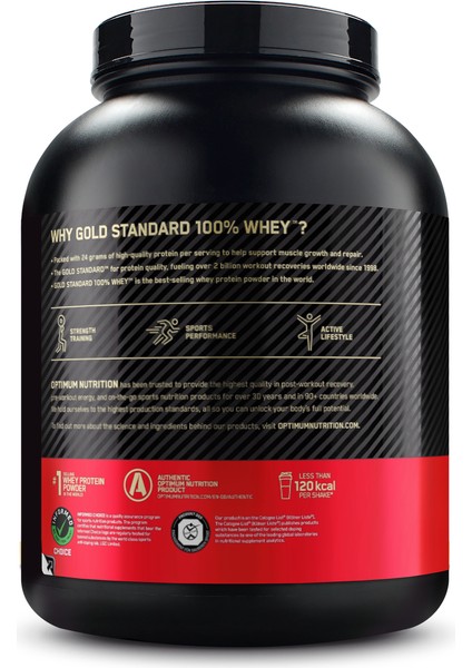 Whey Gold Standard Double Çikolata Aromalı 2.26KG 73 Servis Yüksek Protein Tozu Kas Gelişimi - Optimum Shaker - Whey Gold Standard Çikolata Aromalı Şase 31G 1 Servis fırsatları