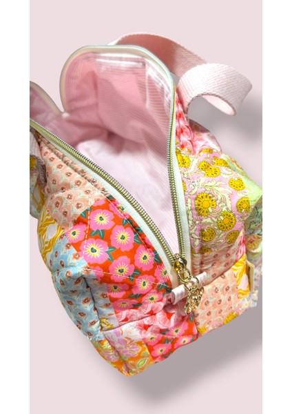 Patchwork Desenli El Yapımı Dyson Saç Şekillendirici Çantası fırsatları