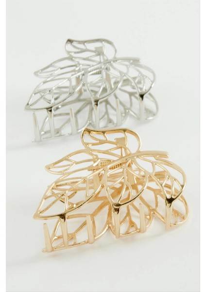 Yaprak Metal Mandal Toka 7 cm