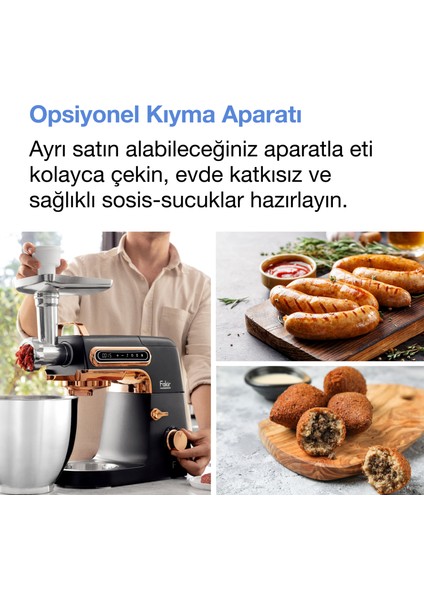 Chef Pastro Mutfak Şefi Antrasit