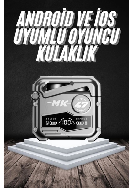 Bluetooth Kulaklık Dokunmatik Kontrol Tws Kablosuz Kulaklık Hi-Fi Stereo