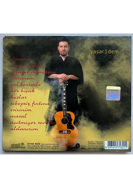 Yaşar Dem CD (Orijnal Dönem Baskı Cd) fiyatları