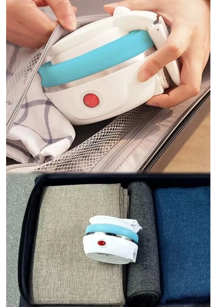 Katlanabilir Kamp ve Piknik Mini Elektrikli Su Isıtıcı, Silikon Kaplı, Beyaz modelleri