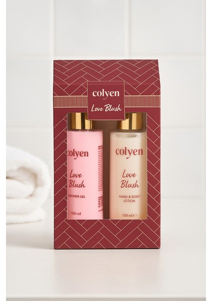 Love Blush Body Care Set – Duş Jeli & Losyon