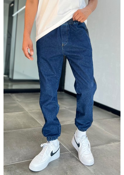 Erkek Lacivert Jogger Kot Pantolon fırsatları