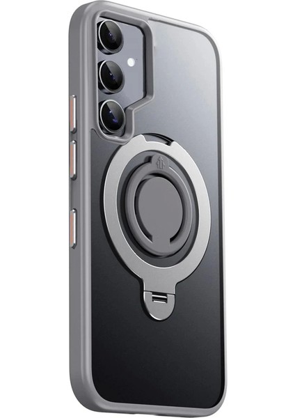 Bfs Samsung Galaxy S24 Avatar 360 Dönen Magsafe Kapak - Titan Gri