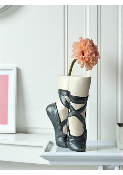 Balerin Ayakkabısı Temalı Dekorasyon, Fonksiyonel Vazo, Kalemlik, Fırçalık - Çok Amaçlı Organizer modelleri