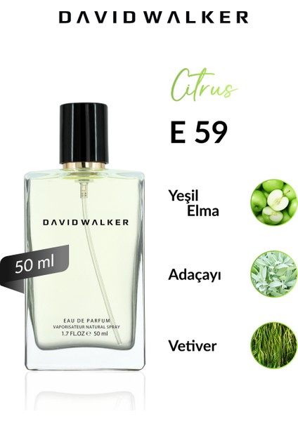 E59 Kimono 50 ml Erkek Parfüm | Citrus-Meyve