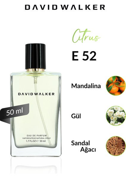 E52 Yesterday 50 ml Erkek Parfüm | Citrus-Meyve
