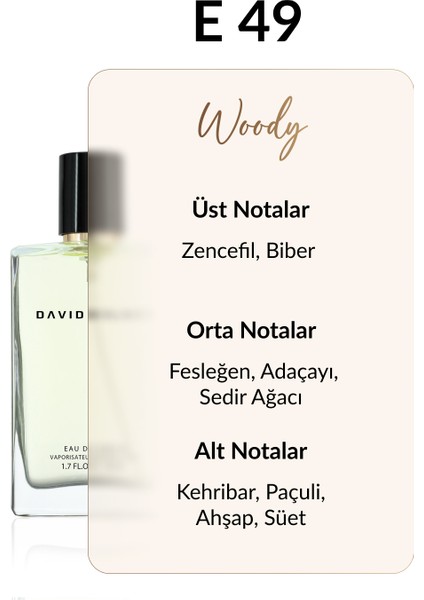 E49 Centrue 50 ml Erkek Parfüm | Woody fiyatları