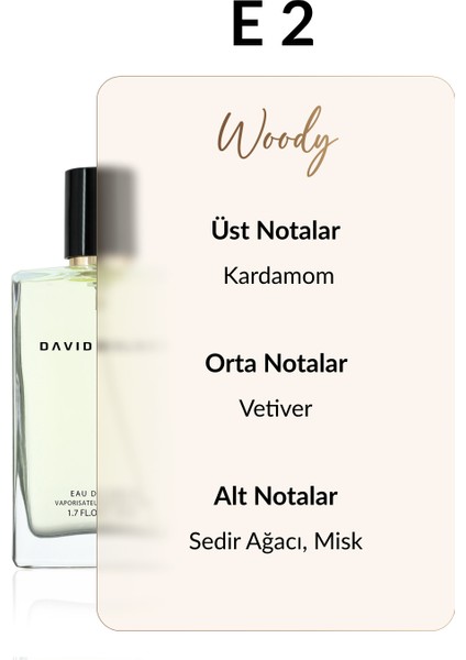 E2 Keumo 50 ml Erkek Parfüm | Woody-Fresh fiyatları