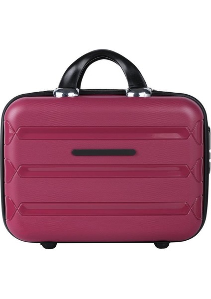 Mor Silikon Makyaj Çantası, El ve Seyahat Valizi, Hafif ve Şık Tasarım