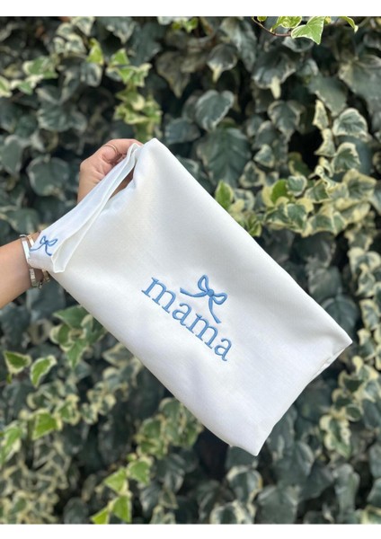 Bebek ve Anne Bakım Çantası, Şık ve Kullanışlı, Beyaz Renkli.