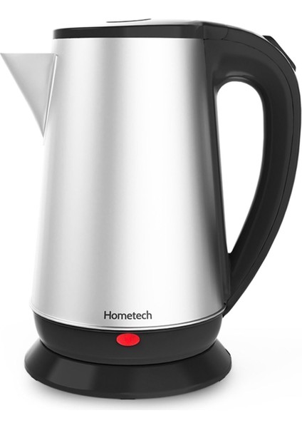 Gri Çelik Kettle, Şık ve Dayanıklı Elektrikli Su Isıtıcı