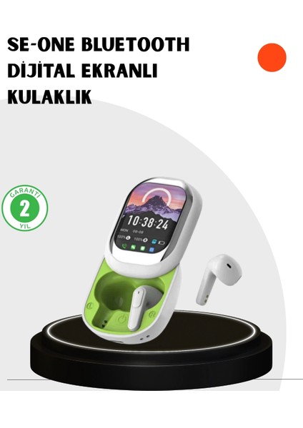 Kayar Kapaklı Şarj Kutusu ve Dokunmatik Ekranlı Bluetooth Stereo Kulaklık