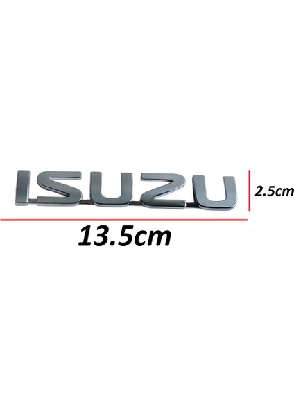 Isuzu Yazı D-Max 11-19 Arka (Isuzu Yazısı)