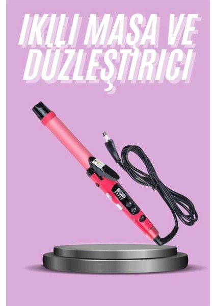 Saç Düzleştirici ve Maşa Ikili Saç Şekillendirici Tüm Saç Tiplerine Uygun fiyatları