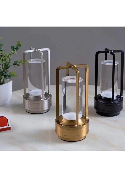 Noas YL86 1244 Halki Siyah Şarjlı Masa Lambası 3 Renk indirimleri