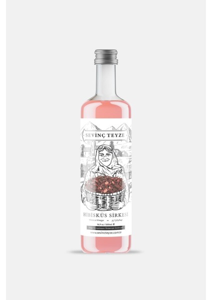 Sevinç Teyze Doğal Fermantasyon Hibisküs Sirkesi 500ML (Natural Fermentation Hibiscus Vinegar) fırsatları