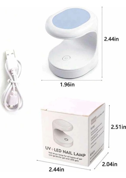 Kalıcı Oje Kurutucu Uv LED Teknolojisi Taşınabilir Mini Tırnak Kurutucu indirimleri