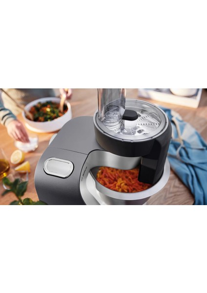 Gümüş Renkli 1000 W Metalik Mutfak Makinesi, Seri 4, MUM58359 modelleri