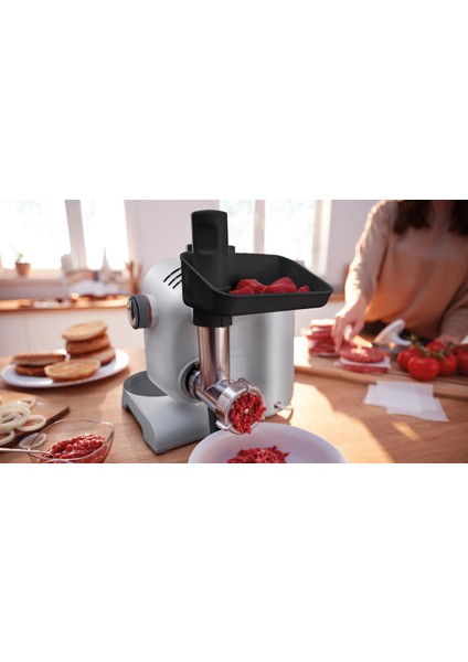 Gümüş Renkli 1000 W Metalik Mutfak Makinesi, Seri 4, MUM58359