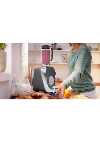 Gümüş Renkli 1000 W Metalik Mutfak Makinesi, Seri 4, MUM58359