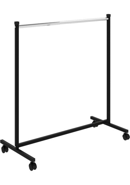 Ekonomik Tek Katlı Tekerlekli Askılık Elbise Askılığı Orta Stand modelleri