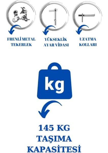 Yüksek Kalite Çift Katlı Krom Kaplama Metal Orta Stand Askılık