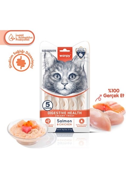 Digestive Health Somon Balığı&Tavuk F.Krema Ödül 5x14gr 6 A