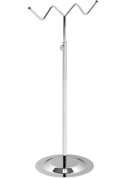 Ayarlanabilir Krom Kaplama Çanta Standı Çanta Teşhir Standı Mağaza Çanta Standı