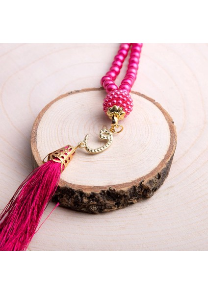 Vavlı Inci Tesbih Fuşya Pembe (99LU - 6mm) fiyatları