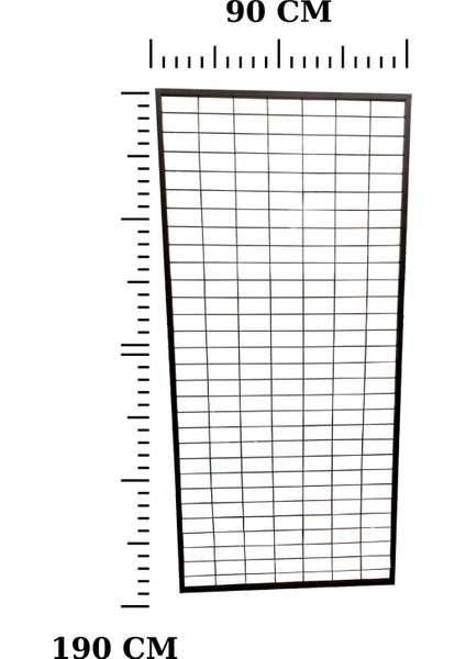 90X190 Duvara Monte 25 Adet Ayakkabı Raflı Lüks Tel Pano Standı fiyatları