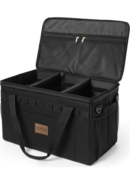 Araba Bagaj Çantası, Çok Amaçlı Termal Çanta, Araç Içi Alet Eşya Düzenleyici, 45 Lt, Siyah