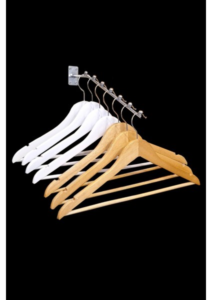 3 Adet 35 cm Boncuklu Ev ve Işyeri Için Uygun Duvara Monte Metal Askılık fiyatları