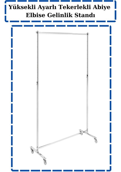 Abiyeler Için Tekerlekli Metal Stand – Yükseklik Ayarıyla Ideal Seçim fırsatları