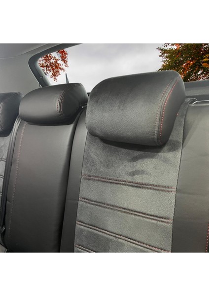 K-Design Volkswagen Golf 6 Araca Özel Oto Koltuk Kılıfı - Taytüyü ve Deri